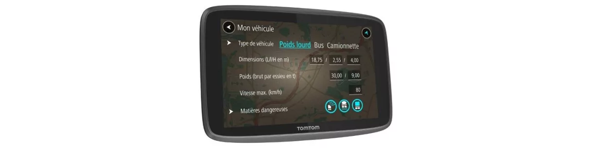 GPS para veículos pesados ​​de mercadorias - GPS para caminhões