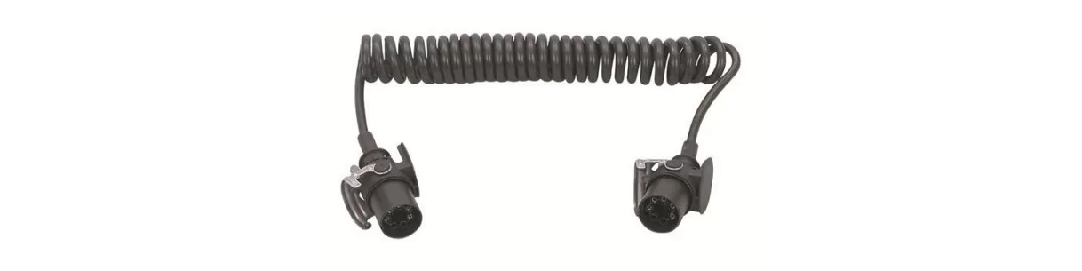 Robuste und ausziehbare Spiral-LKW-Kabel